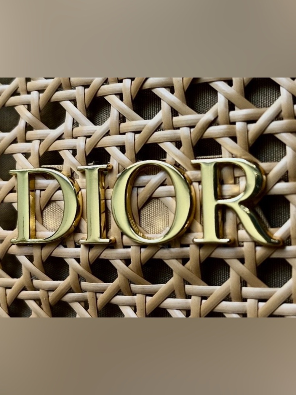 Dior Raffia Cosmetic Pouch Bag limited edition 2026 NIB - Picture 5 of 11